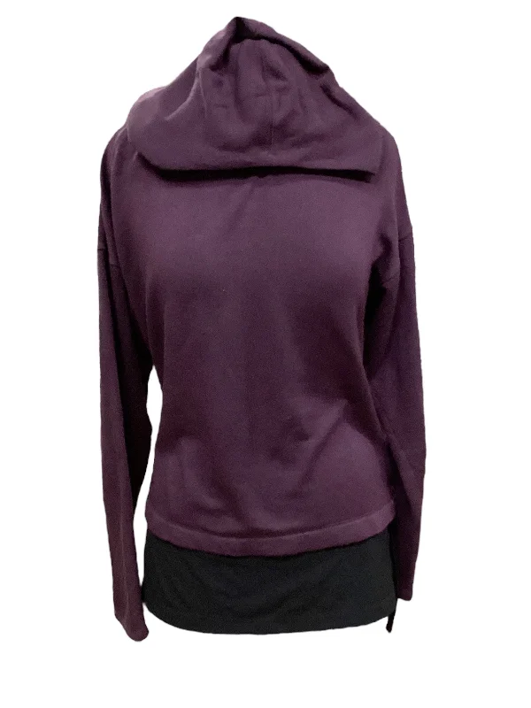 Long purple sweatshirts for tall vibes-Women's Ruched Sweatshirts-Sweatshirt Hoodie By Clothes Mentor  Size: M