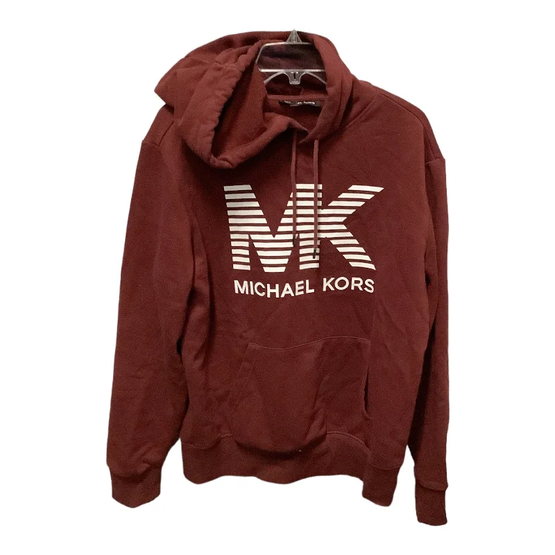 Long purple sweatshirts for tall outfits-Women's Stylish Sweatshirts-Sweatshirt Hoodie By Michael Kors  Size: L