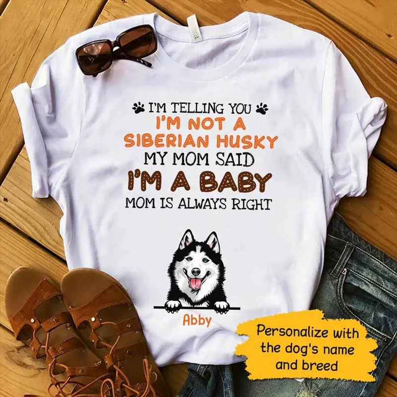 Motivational graphic T-shirts for sports fans-I Am A Baby Personalized Shirt