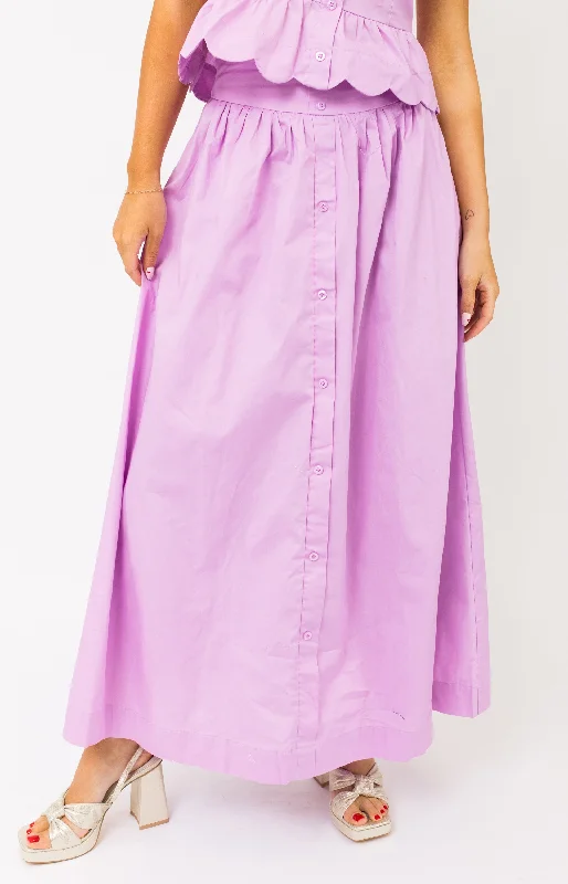 Skirts with bold design-Women's Boho Skirts-Morning Refresh Maxi Skirt