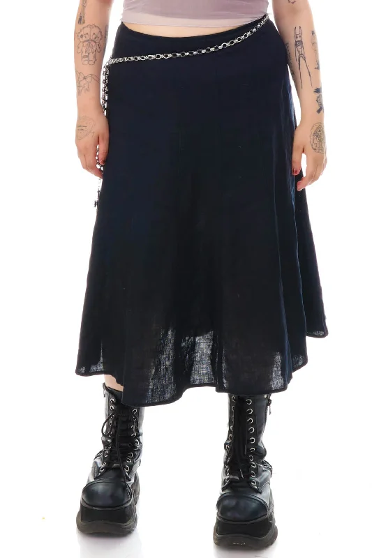 Skirts with simple texture-Women's Lace A-Line Skirts-SOLD!