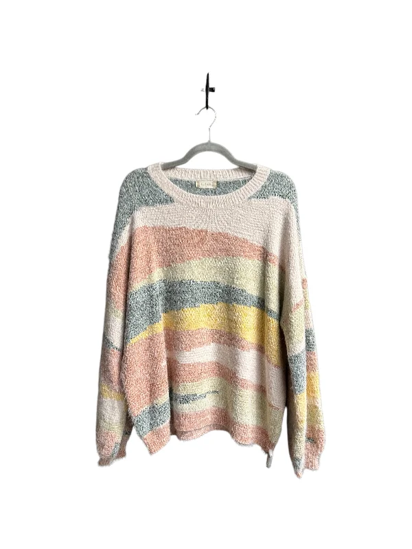 Cashmere alpaca pullover sweater for luxe-Women's Running Pullovers-Sweater By Altard State In Multi-colored, Size: S