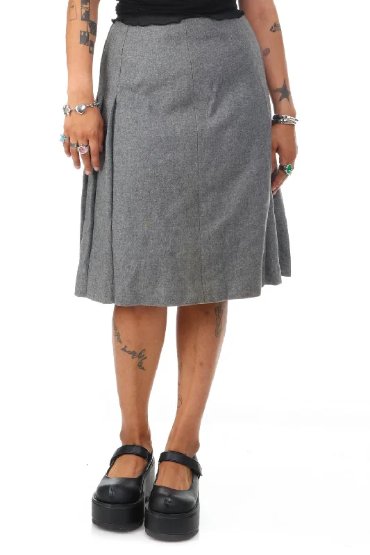 Skirts in pale blue-Women's Thermal Pleated Skirts-SOLD!