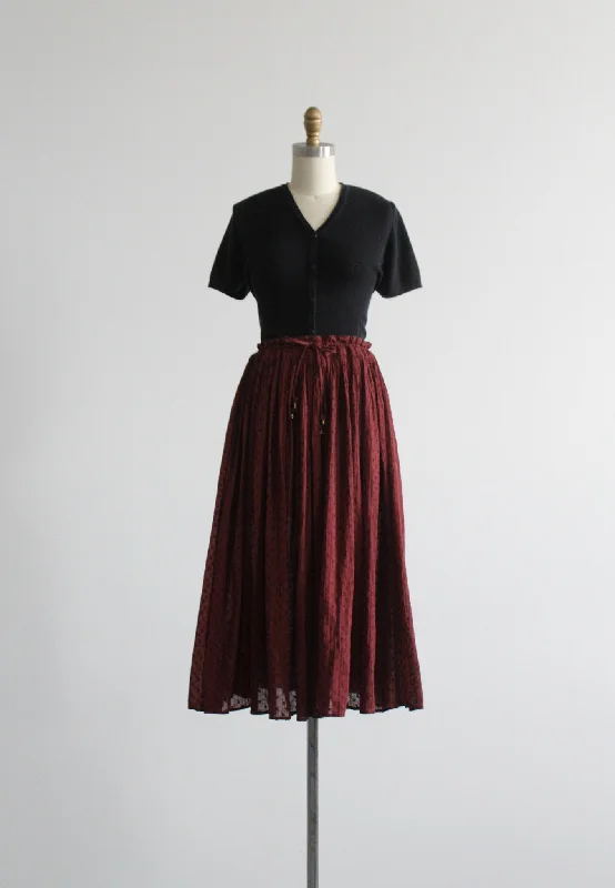 Skirts with soft fabric-Women's Sequin A-Line Skirts-currant midi skirt