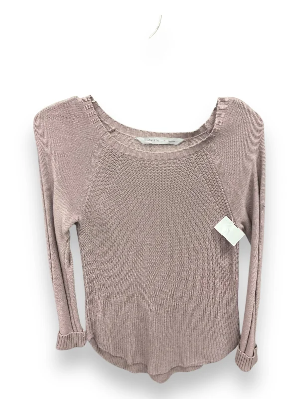 Cable-knit silk pullover sweater for elegance-Women's Evening Pullovers-Sweater By Boden In Lavender, Size: 12