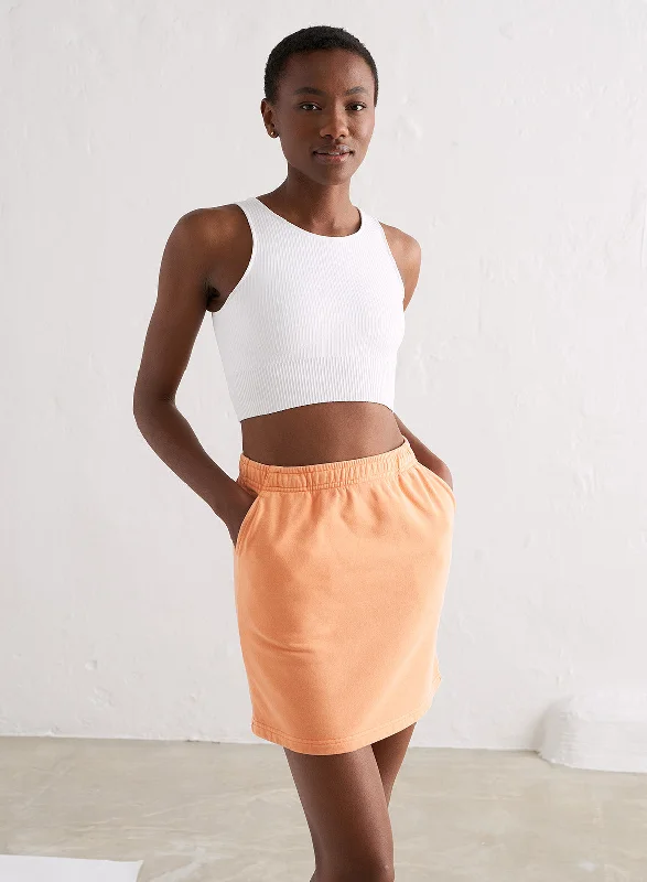 Skirts for casual wear-Women's A-Line Skirts-Papaya Sweat Skirt