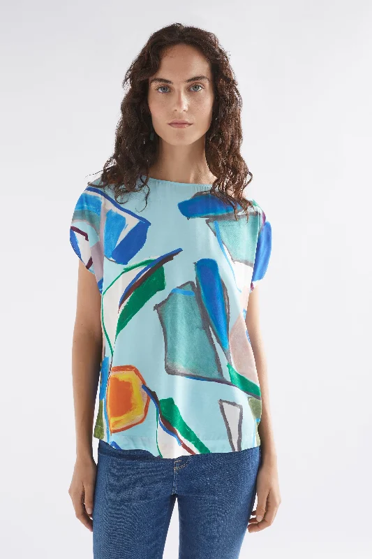 Trendy and stylish printed tees for women-Kash Top