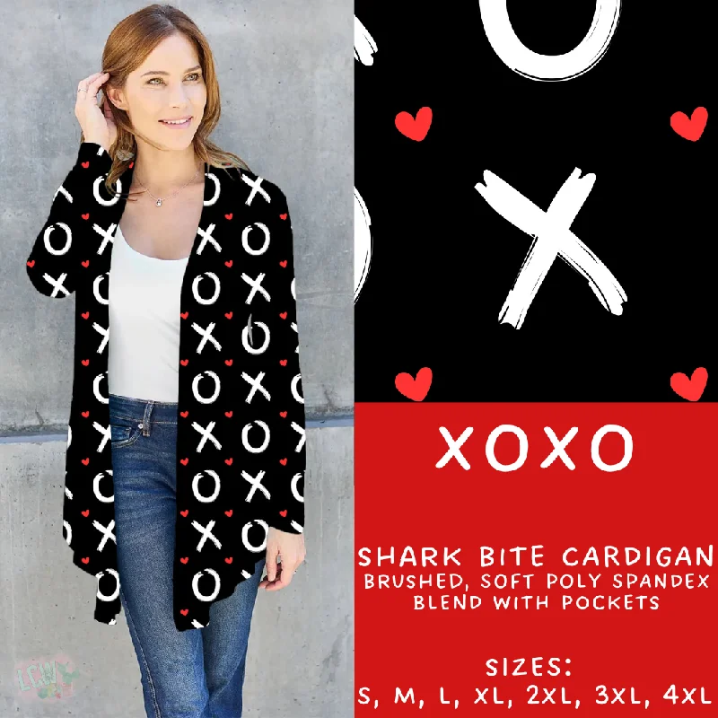 Women's Loose Fit Cardigans-Batch #252 - Valentines Day - Closes 12/11 - ETA late Jan - XOXO Cardigan