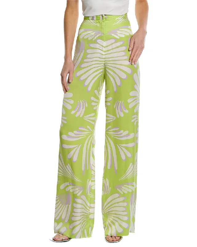 Bold floral print pants-Women's Triple-Waist Pants-ALEXIS Corinne Pant