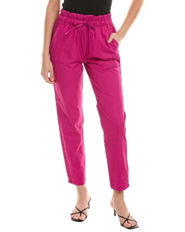 Soft bamboo jogger pants-Women's Gaucho Pants-ALPHA STUDIO Drawstring Pant