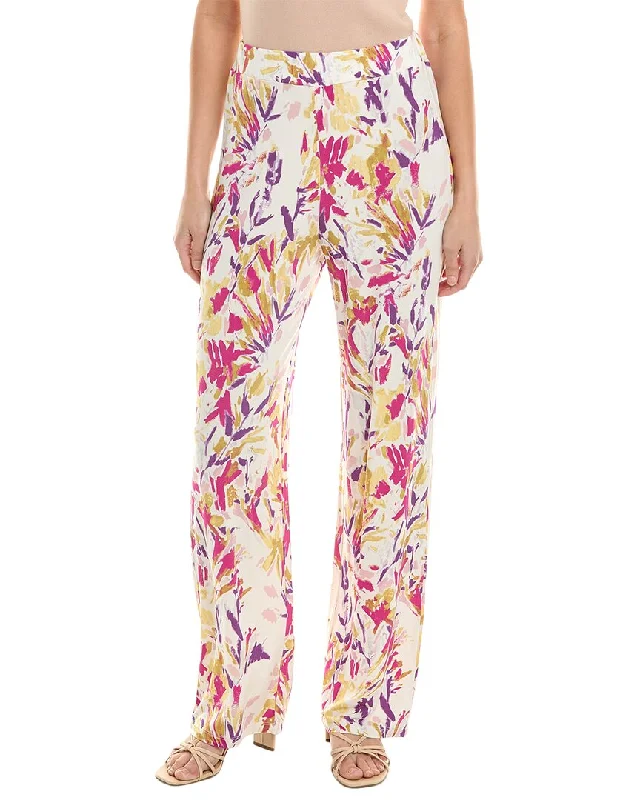 Bold abstract print pants-Women's Culotte Pants-ALPHA STUDIO Palazzo Pant