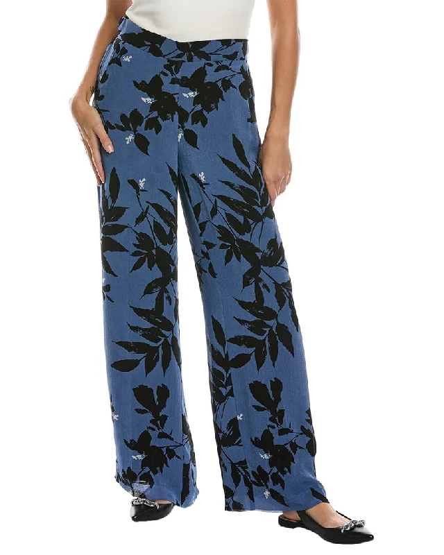 Loose-fit jogger pants-Women's Retro Pants-Anne Klein Wide Leg Pant