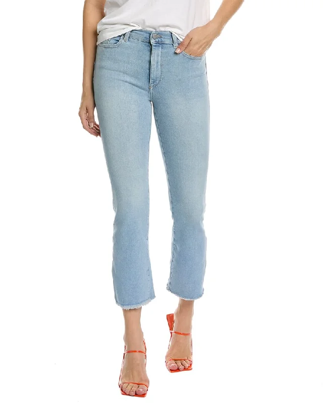 Trendy paperbag pants-Women's Jeggings Pants-DL1961 Bridget Boot High-Rise Instasculpt Baby Blue Raw Ankle Cut Jean