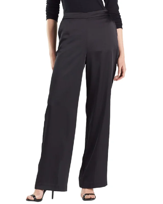 Cozy chenille pants-Women's Multi Stripe Pants-Natori Luxe Charmeuse Pant