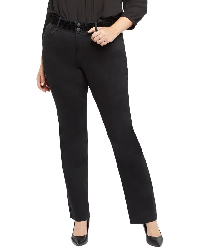 Lightweight travel joggers-Women's Side Zip Pants-NYDJ Marilyn Straight Jean