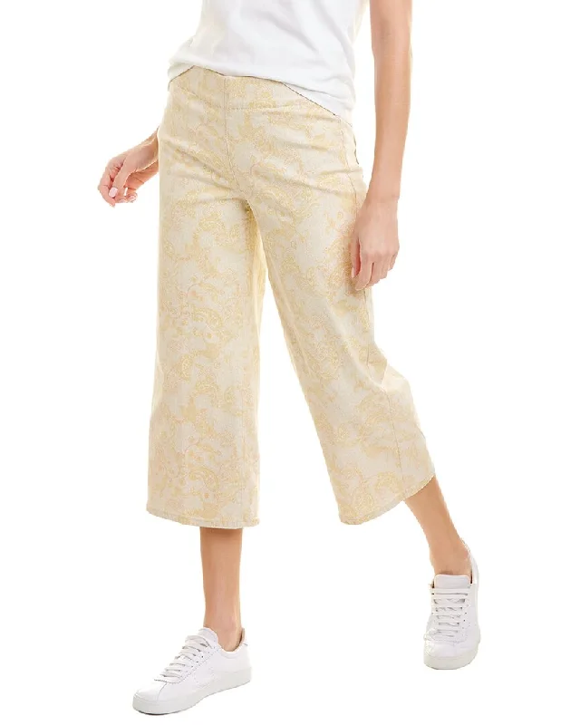 Durable work culottes-Women's Party Pants-NYDJ Wide Leg Capri