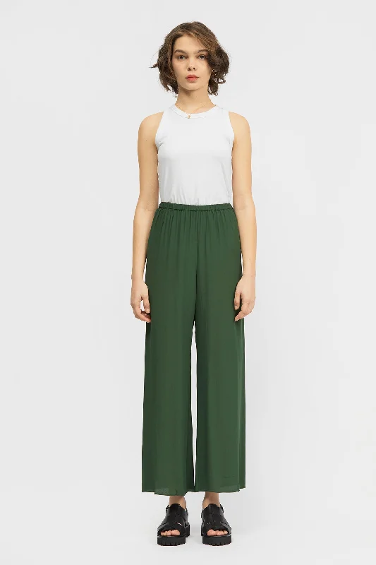 Women's Slit Hem Pants-Pado Pant Fern