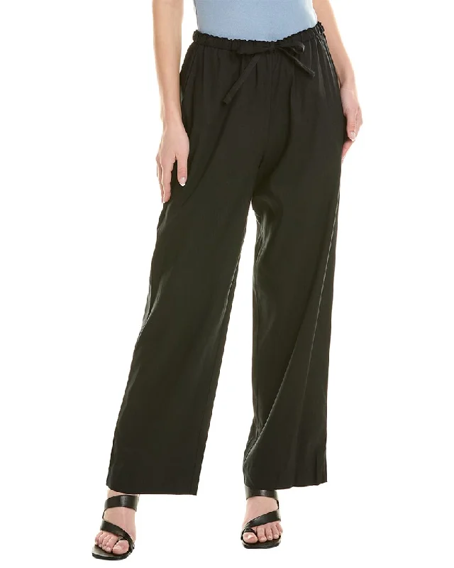 Lightweight festival pants-Women's Track Pants-Rebecca Taylor Linen-Blend Pant