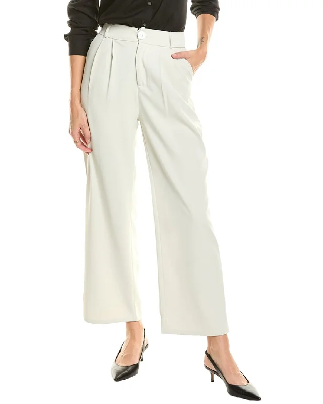 Eco-friendly bamboo pants-Women's Petite Pants-Seraphina Pleated Pant