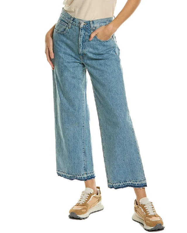 Stretchy yoga chinos-Women's Stone Wash Pants-SLVRLAKE Grace Fool For Love Wide Leg Jean